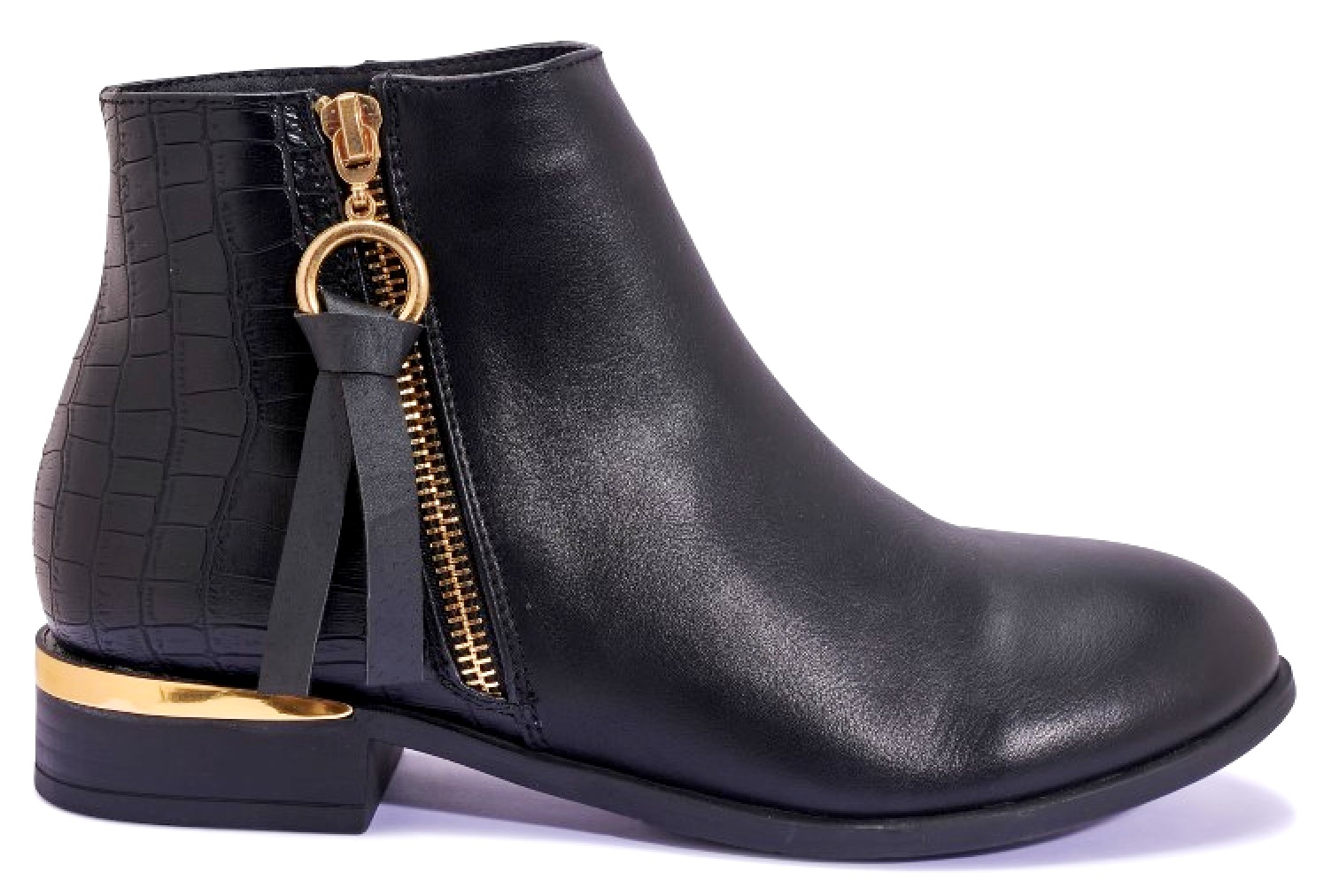 flat boots with buckles for womens